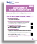 Mémo indemnisation du congé maternité