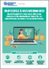 Flyer sur les webinaires thématiques trimestriels